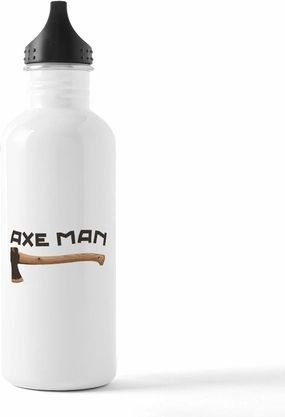 CafePress Axe Man Water Bottle 1.0L (34 oz) Stainless Steel Water Bottle