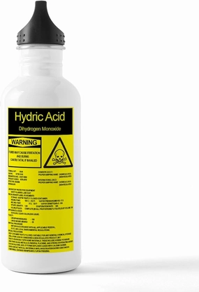 CafePress Hydric Acid Stainless Water Bottle 1 1.0L (34 oz) Stainless Steel Water Bottle