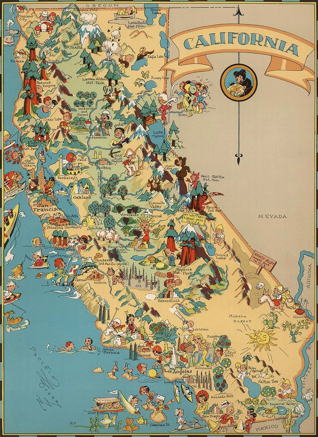 California Wooden Map Jigsaw Puzzle Toys for Adults USA of State Map Decorate Puzzle Games 500 Piece