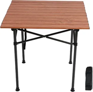 Camp Table Folding Picnic Table Camping Table Folding Camping Table Foldable Design Thick Material Portable Design Suitable for Outdoor Camping and Other Scenes (Need to be Installed)
