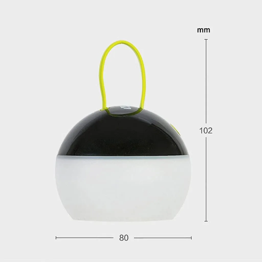 Camping Lantern Outdoor Waterproof Camping Light LED Hanging Tent Light Rechargeable Mini Light Portable Light for Camping Hiking Fishing (Color : Brown)