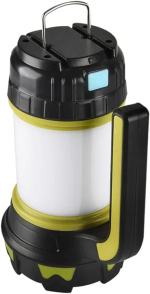 Camping Light Rechargeable Camping Lantern Waterproof Camping Lamp LED Spotlight 6 Modes Handheld Searchlight Torch