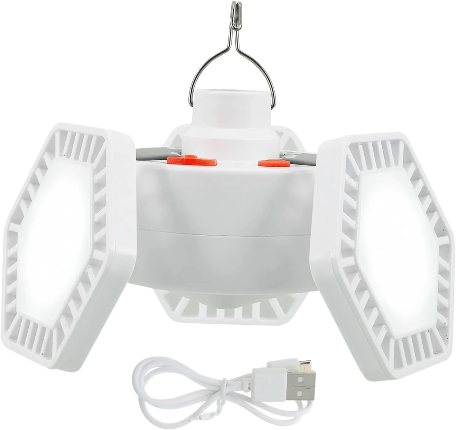 Camping Light Solar USB Rechargeable Tent Lamp Modes Foldable Bright Illumination for Outdoor Activities Emergency Use Night Market and Hiking