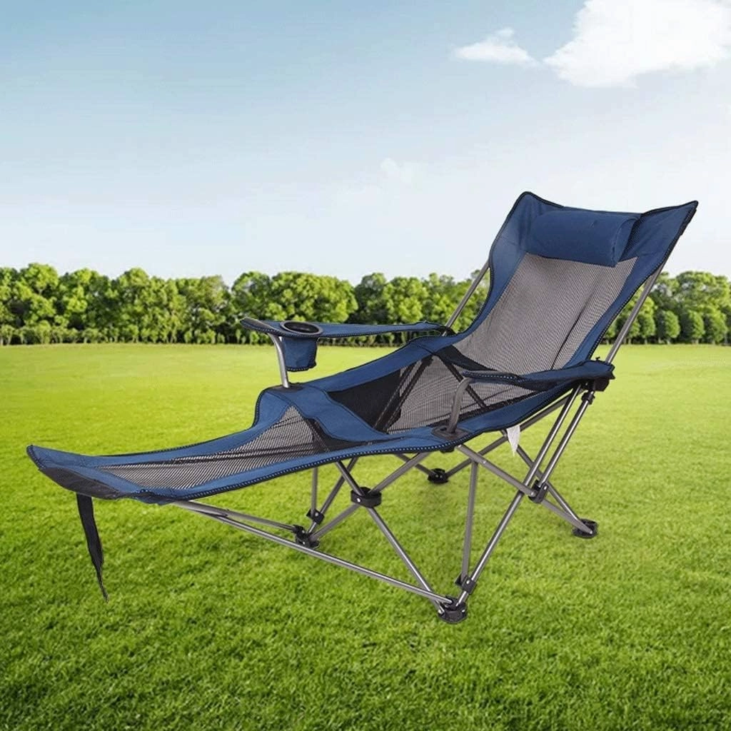 Camping Chair Camp Chair Outdoor Folding Camping Chair Recliner Portable Back Fishing Chair Leisure Stool Beach Break Chair Sports Chair Folding Chairs Outdoor Fishing Ch,A