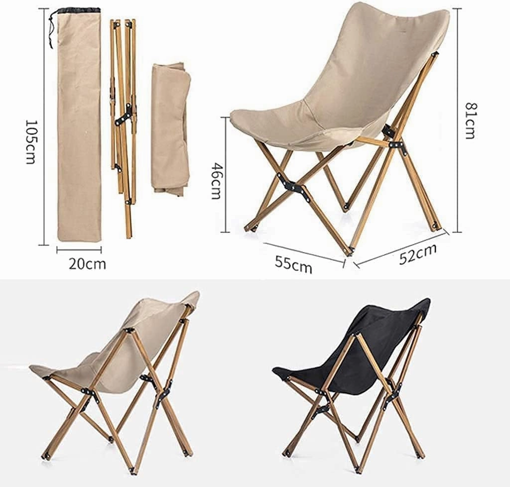 Camping Chair Folding Chair Portable Chair Outdoor Camping Chair Portable Folding Chair Fishing Chair Sandy Beach Recliner for Camp BBQ Picnic Beach Park Camping Chairs for Adults