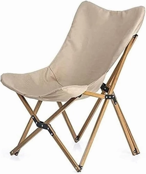 Camping Chair Outdoor Camping Chair Portable Folding Chair Fishing Chair Sandy Beach Recliner for Camp BBQ Picnic Beach Park Folding Chair (Color : A, Size : 53 * 51 * 8