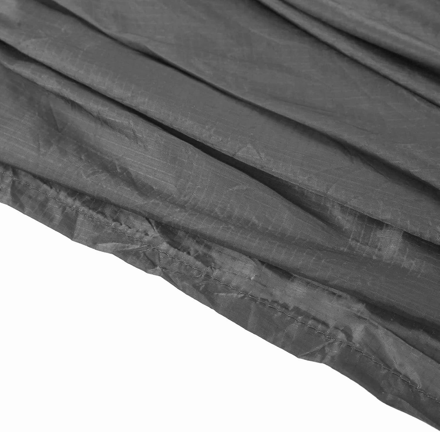 Camping Hammock Portable Parachute Hammock with Storage Bag and Snap Hook for Outdoor Activities Blue (Gray)