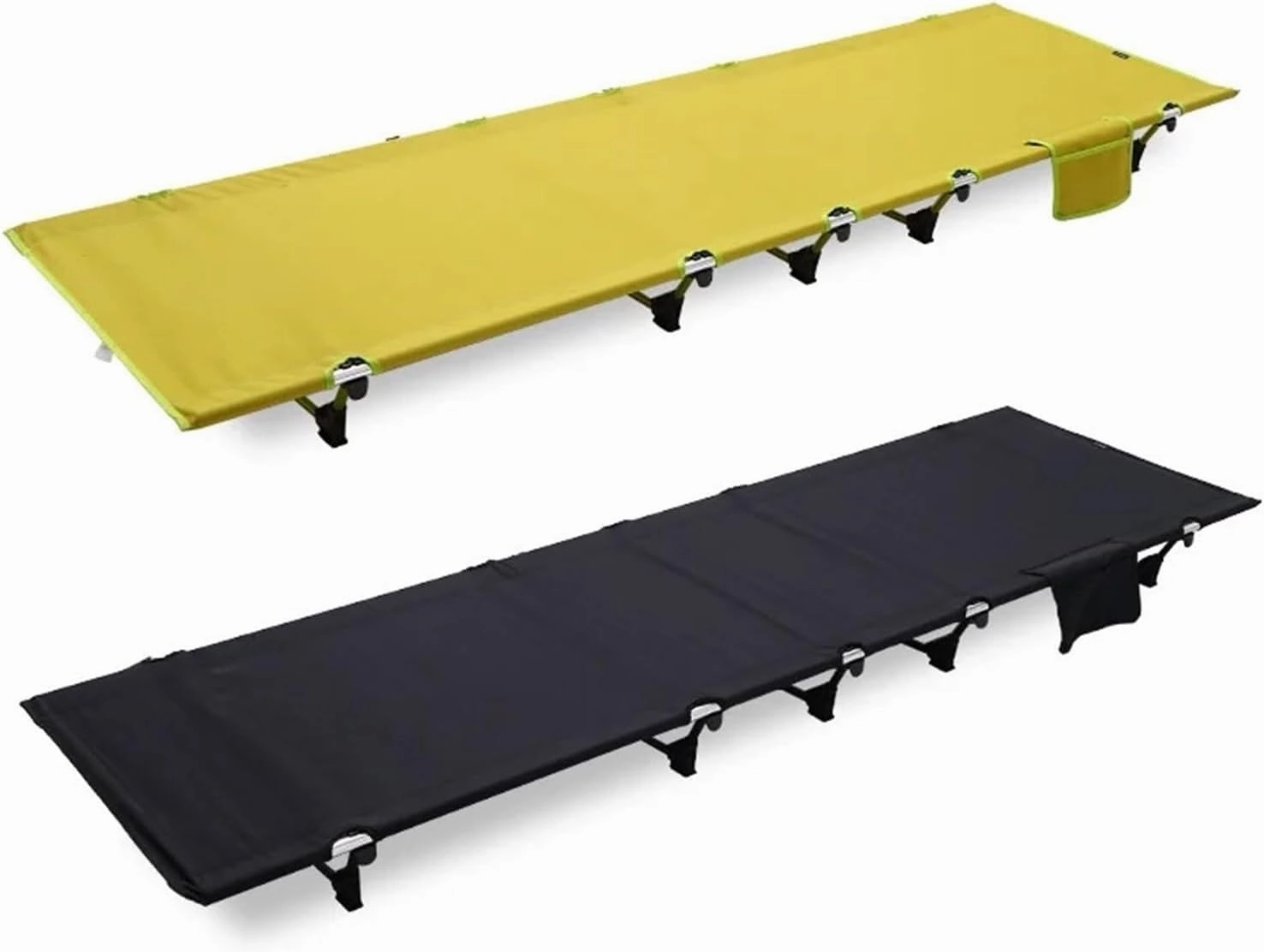Camping Outfit Portable Camping Folding Bed Single Camping Cot Fashionable (Color : Red)
