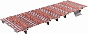 Camping Outfit Portable Camping Folding Bed Single Camping Cot Fashionable (Color : Red)