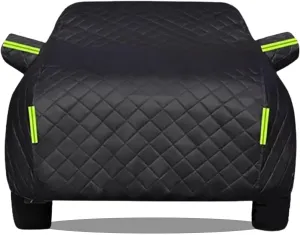 Car Cover Custom Fit for DeTomaso Pantera 1971-1974, Heavy Duty Car Cover with Cotton, Windproof Rain Snow Protection, with Zipper Door and Reflective Strips z33m