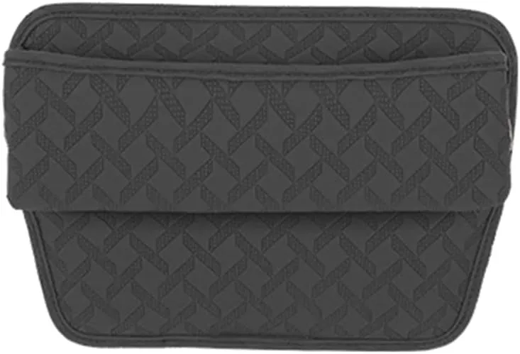 Car Seat Storage Box for Honda Accord/Civic/CR-V/HR-V/Integra/Jazz/Odyssey/ZR-V, Premium Leather Car Storage Box Car Tidy Essentials with USB Charging Hole,D Grey