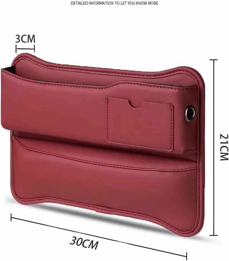 Car Seat Gap Storage Box for BMW Serie M2 F87 Coupé M2 CS 2015 2016 2017 2018 2019 2020 2021 2022, Car Storage Box Seat Gap Storage Box Car Clamp Storage Bag Neat Car Supplies