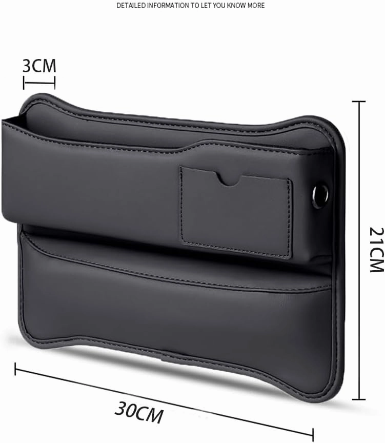 Car Seat Gap Storage Box for Mercedes Benz/AMG S-Class Sedan W223 W222 W221 W140 W126 V223 V222 V221, Car Storage Box Seat Gap Storage Box Car Clamp Storage Bag Neat Car Supplies