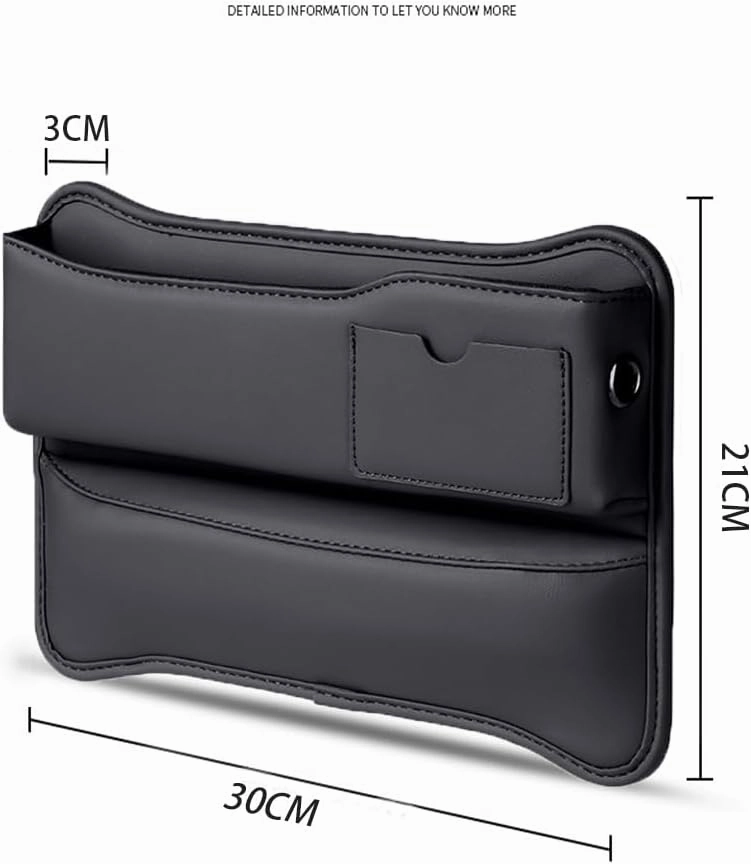 Car Seat Gap Storage Box for Mercedes Benz C-Class Sedan W206 W205 W204 W203 W202 CL203 Sedan Saloon, Car Storage Box Seat Gap Storage Box Car Clamp Storage Bag Neat Car Supplies