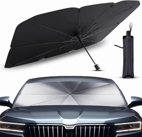Car Windscreen Umbrella Sun Shade for Daewoo Evanda/Kalos/Lacetti/Lanos/Leganza/Matiz/Nexia Car Windscreen Cover Foldable Front Windscreen Sun Shade Protector for Cars