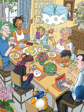 Ceaco - Search and Funny - Family Dinner - 750 Piece Jigsaw Puzzle