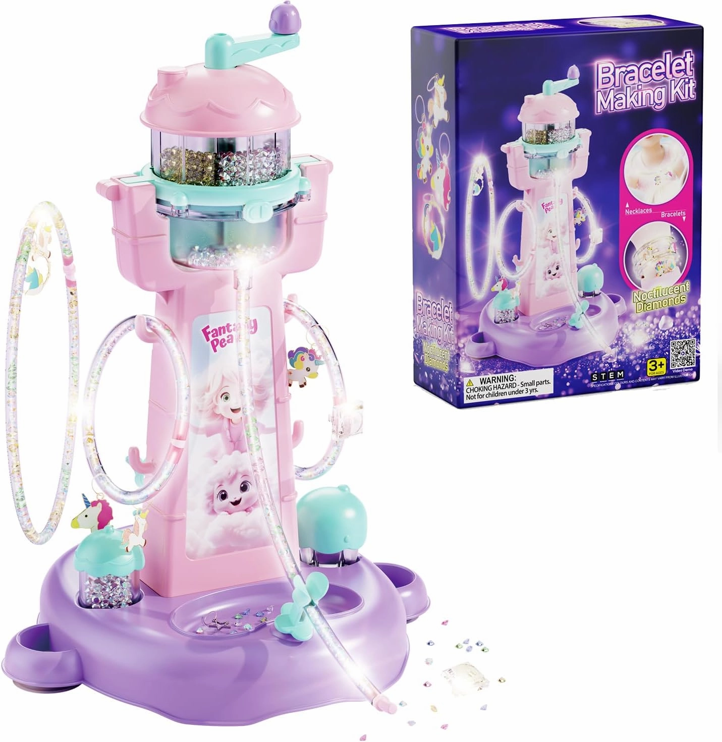 Charm Bracelet Making Kit,Friendship Bracelet Making Kit Toys for Girls age 5 ,Birthday Present Gifts for Teen Girl,Unicorn Toys for 6 7 8 9 10 11 Year Old Girls,Christmas Stocking Stuffers for Kids
