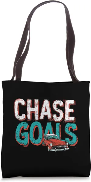 Chase goals with cool classic car costume Tote Bag