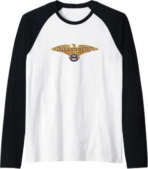 Classic Duesenberg Vintage Car Enthusiast Raglan Baseball Tee