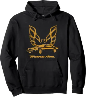Classic old school firebird muscle car classic american car Pullover Hoodie
