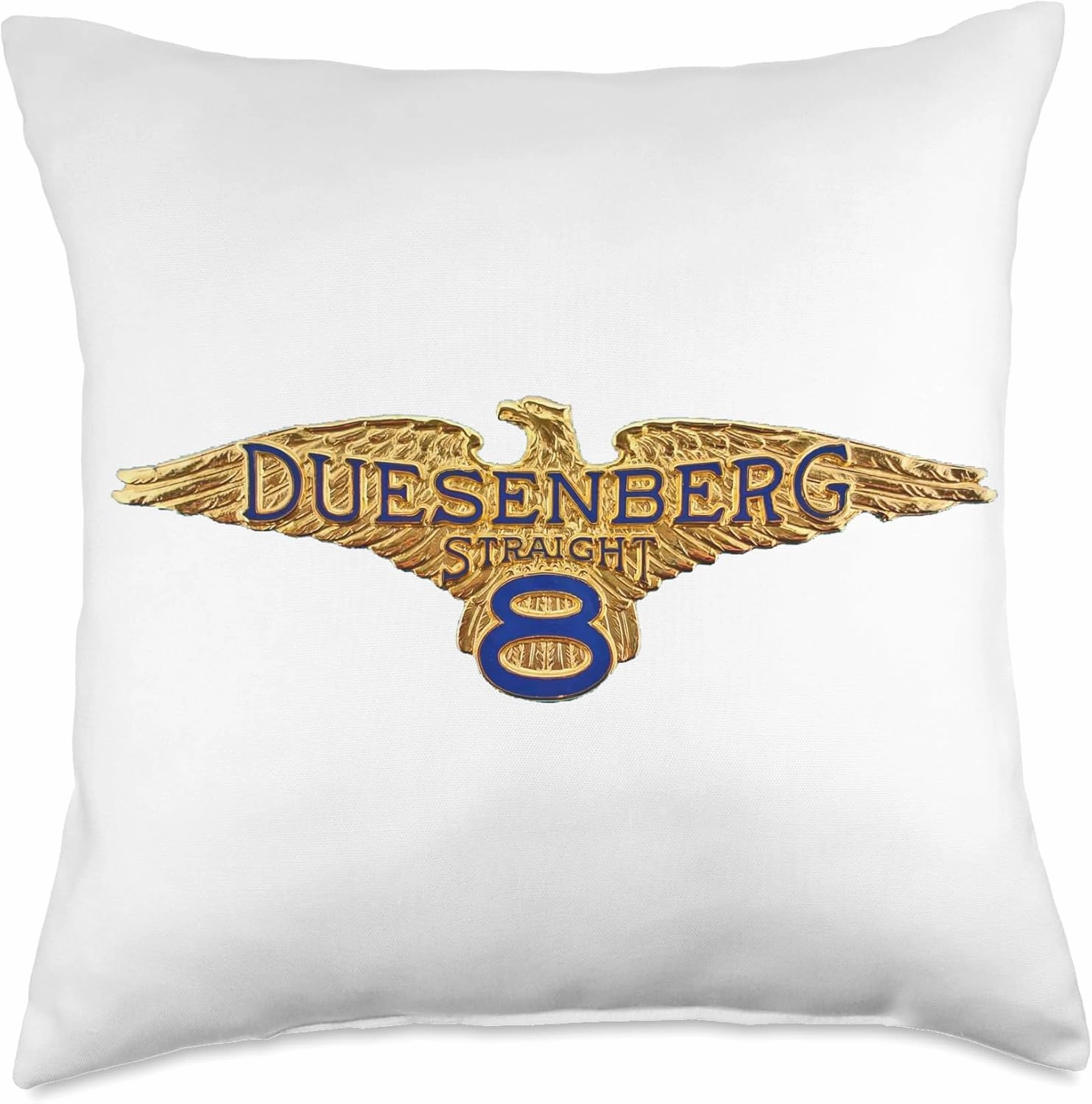 Classic Duesenberg Vintage Car Enthusiast Throw Pillow
