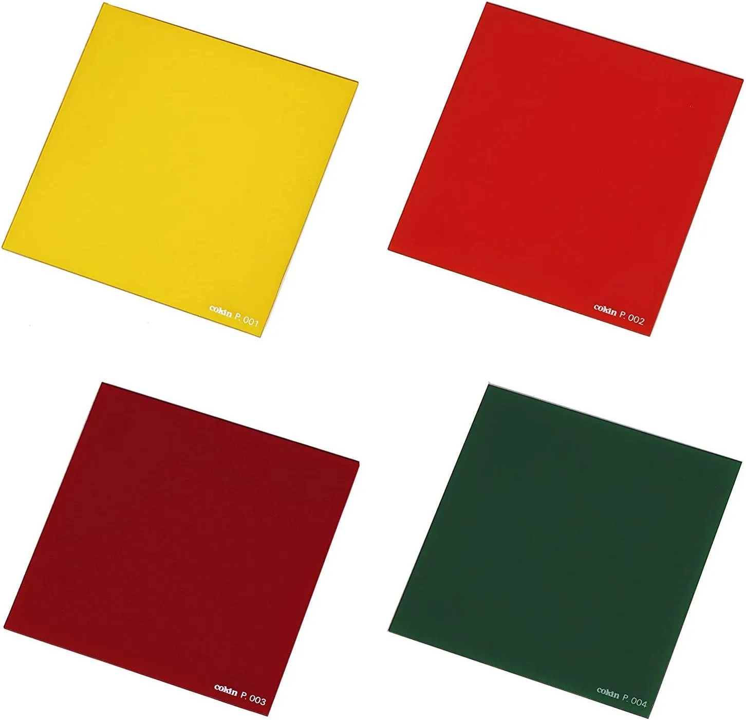 Cokin Square Filter Black & White Creative Kit - Includes Yellow (001), Orange (002), Red (003), Green (004) for M (P) Series Holder - 84mm X 84mm
