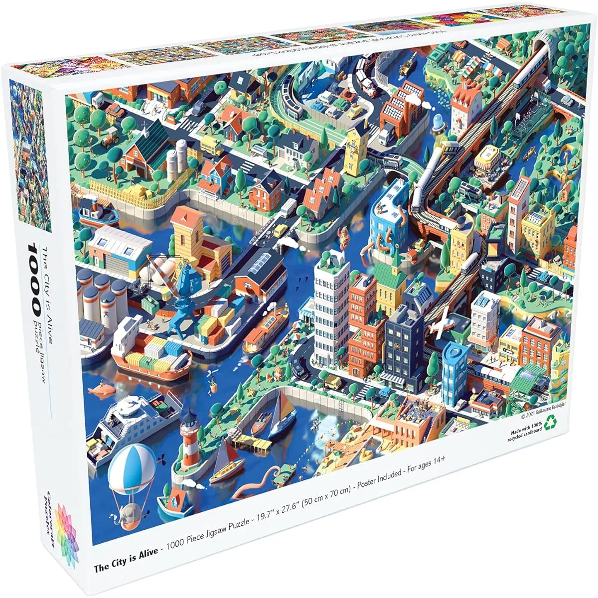 Colorcraft The City is Alive Jigsaw Puzzle 1000 Pieces