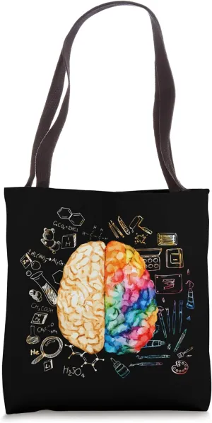 Colorful Brain - Science And Art - Neuroscience Neurologist Tote Bag