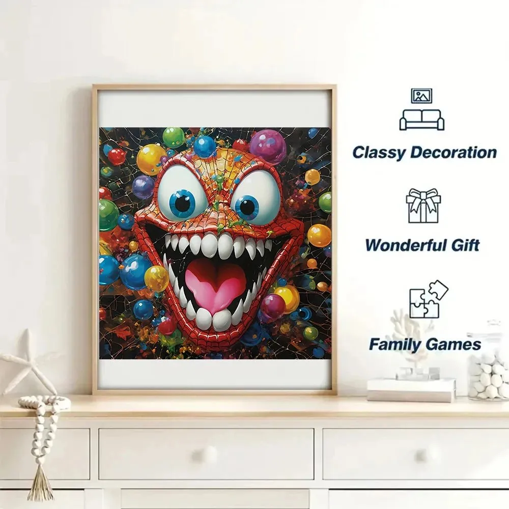 'Colorful Monster' 3D Wood Jigsaw Puzzle