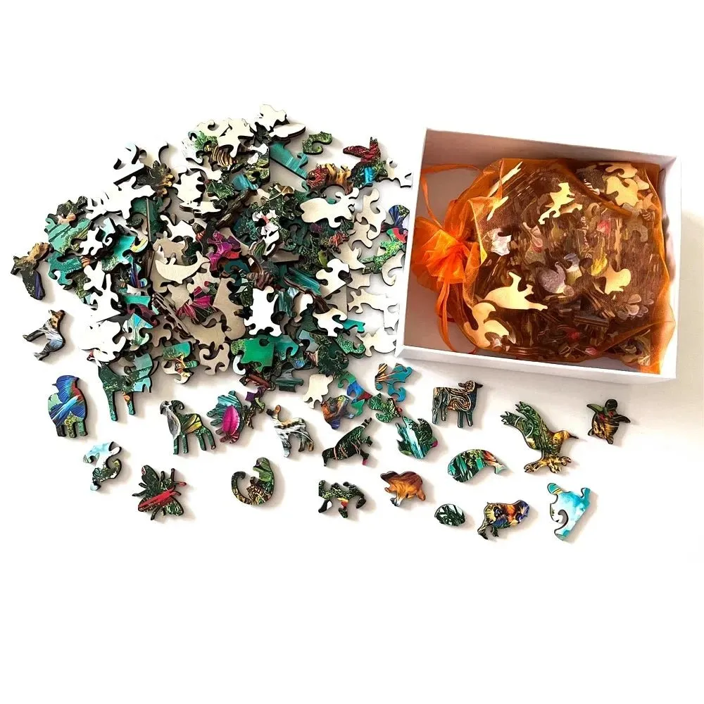 'Colorful Monster' 3D Wood Jigsaw Puzzle