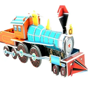 'Colorful Train' 3D Wood Jigsaw Puzzle