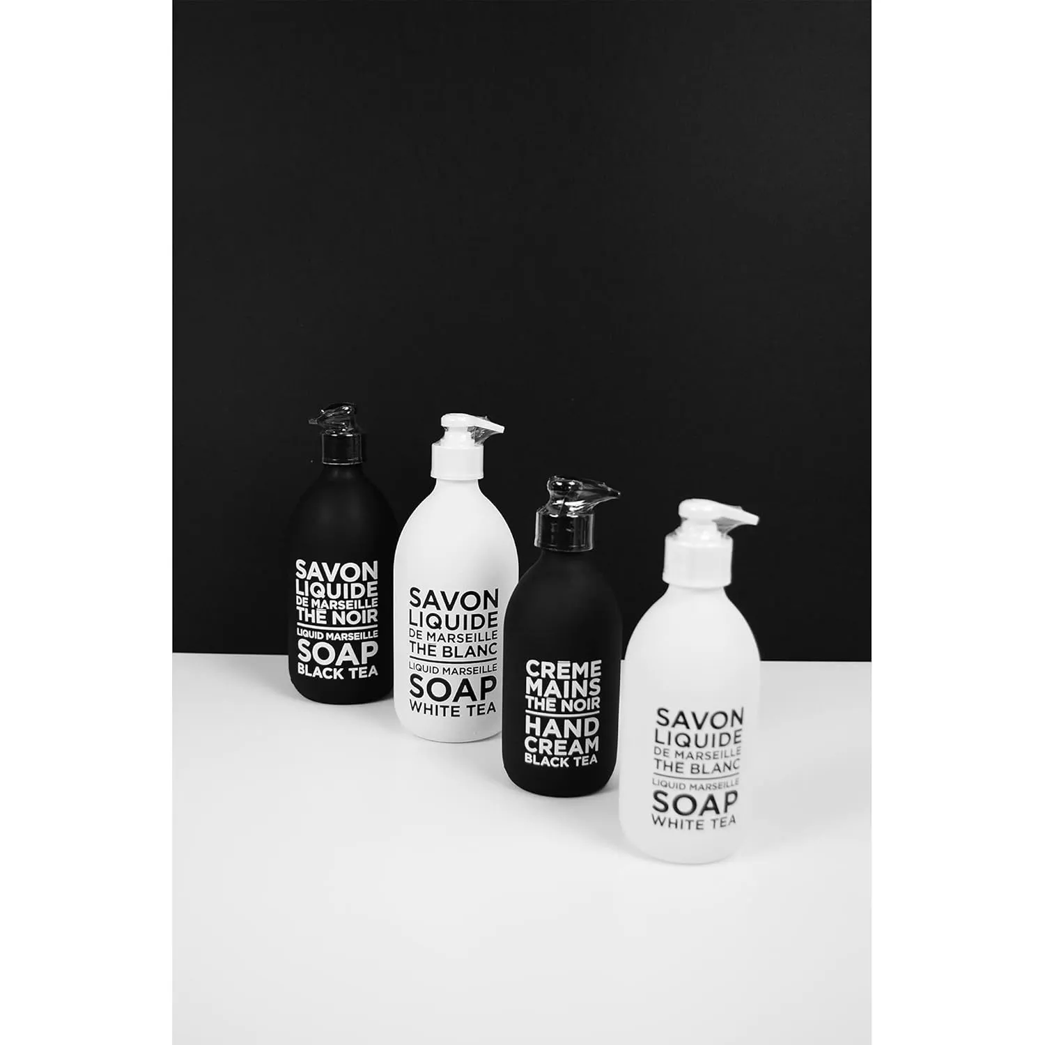 Compagnie de Provence Savon de Marseille Liquid Soap - White Tea - 10 Fl Oz Glass Pump Bottle