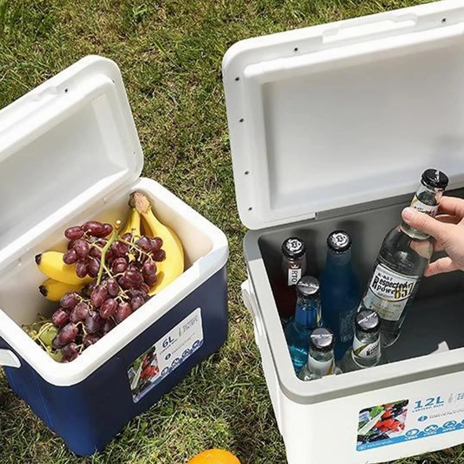 Cooler for Hyundai i40/Ioniq/ix20/ix35/Matrix/Terracan/Trajet Insulated Hard Ice Box Large High-Performance Storage Box Portable Cool Picnic Box Festival Camping,A-33.5 * 25.5 * 32.5cm