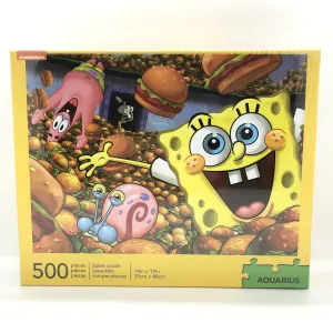 Crabby Patty SpongeBob SquarePants Jigsaw Puzzle
