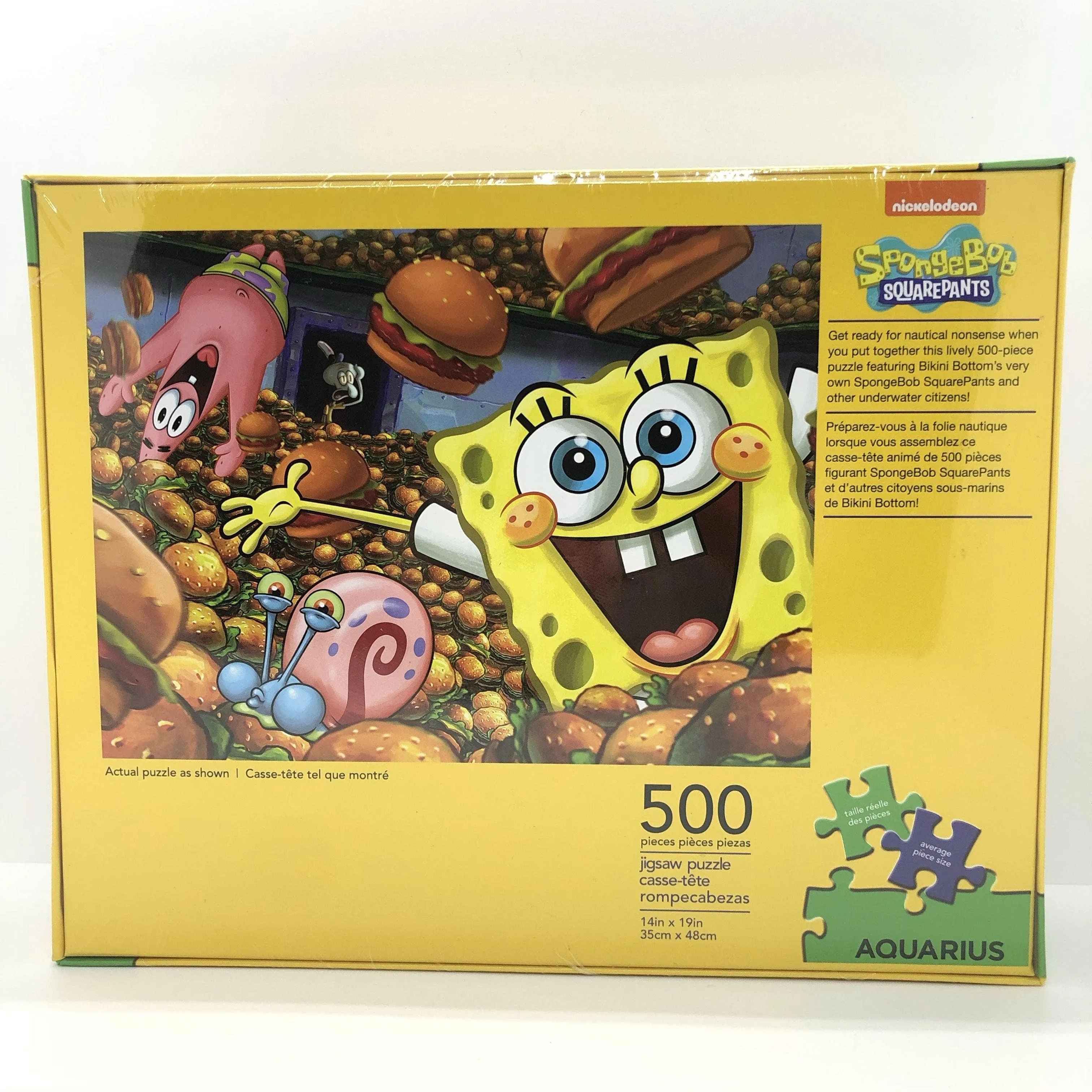 Crabby Patty SpongeBob SquarePants Jigsaw Puzzle