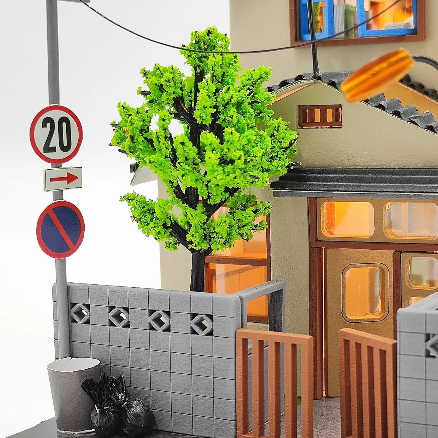 CRIOLPO DIY Miniature House Kit, DIY Assembled Modern House Dollhouse Kit, 1:24 Scale Creative Woodcraft Toy, DIY Craft Kit for Adults, Build Your Modern Style House - Shanyeyuan Villa