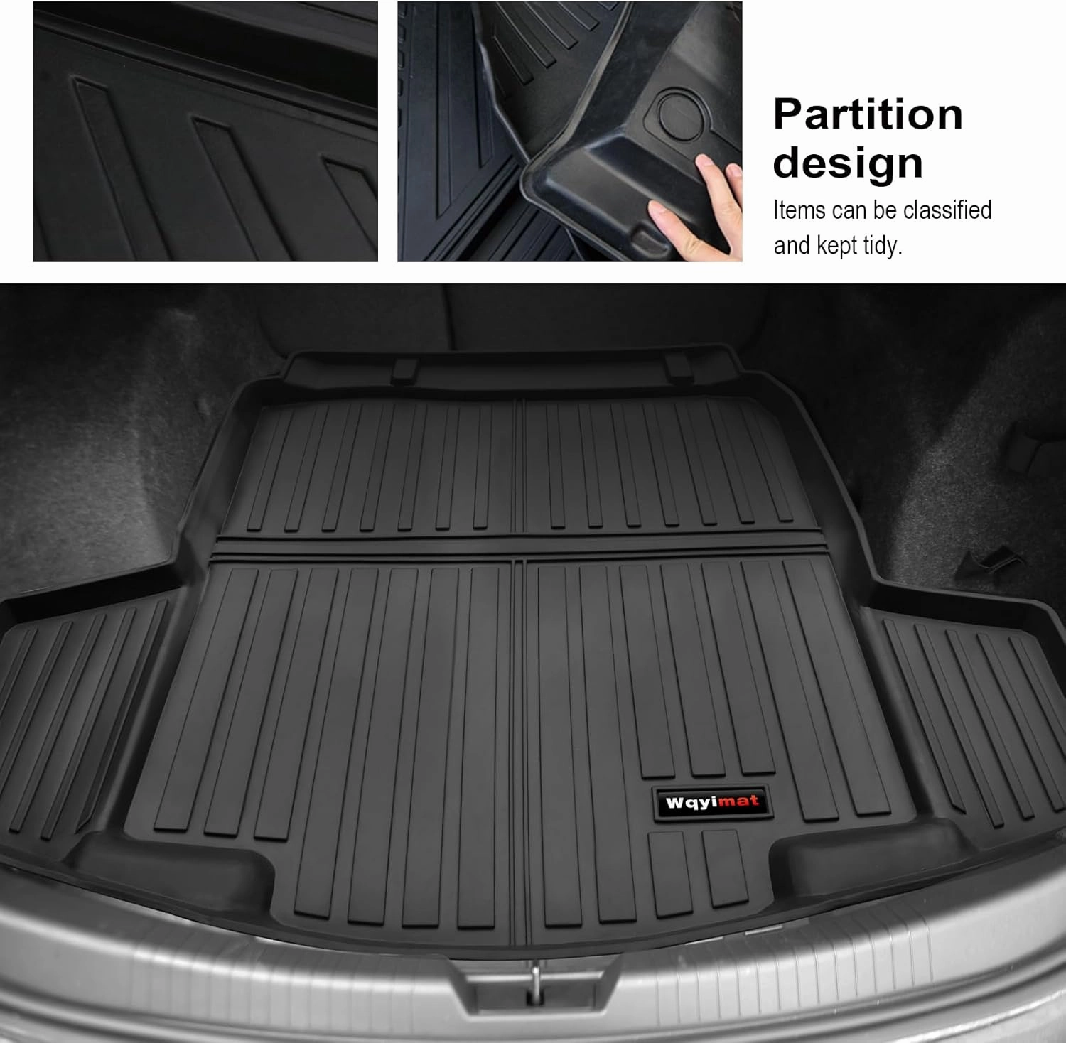 Custom All Weather Trunk Liner for 2016-2024 2025 Chevy Malibu Cargo Mats for Chevrolet Malibu Accessories TPE Protection Mat