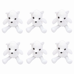 Decorate Your Own Bear, Kit Includes 6 Bears, Decorate Using Fabric Markers or Paint, Create Your own Desk Friend in The Classroom!