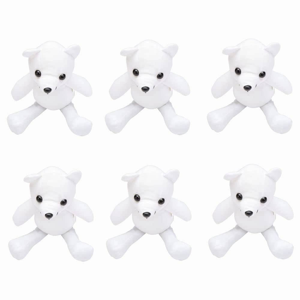 Decorate Your Own Bear, Kit Includes 6 Bears, Decorate Using Fabric Markers or Paint, Create Your own Desk Friend in The Classroom!