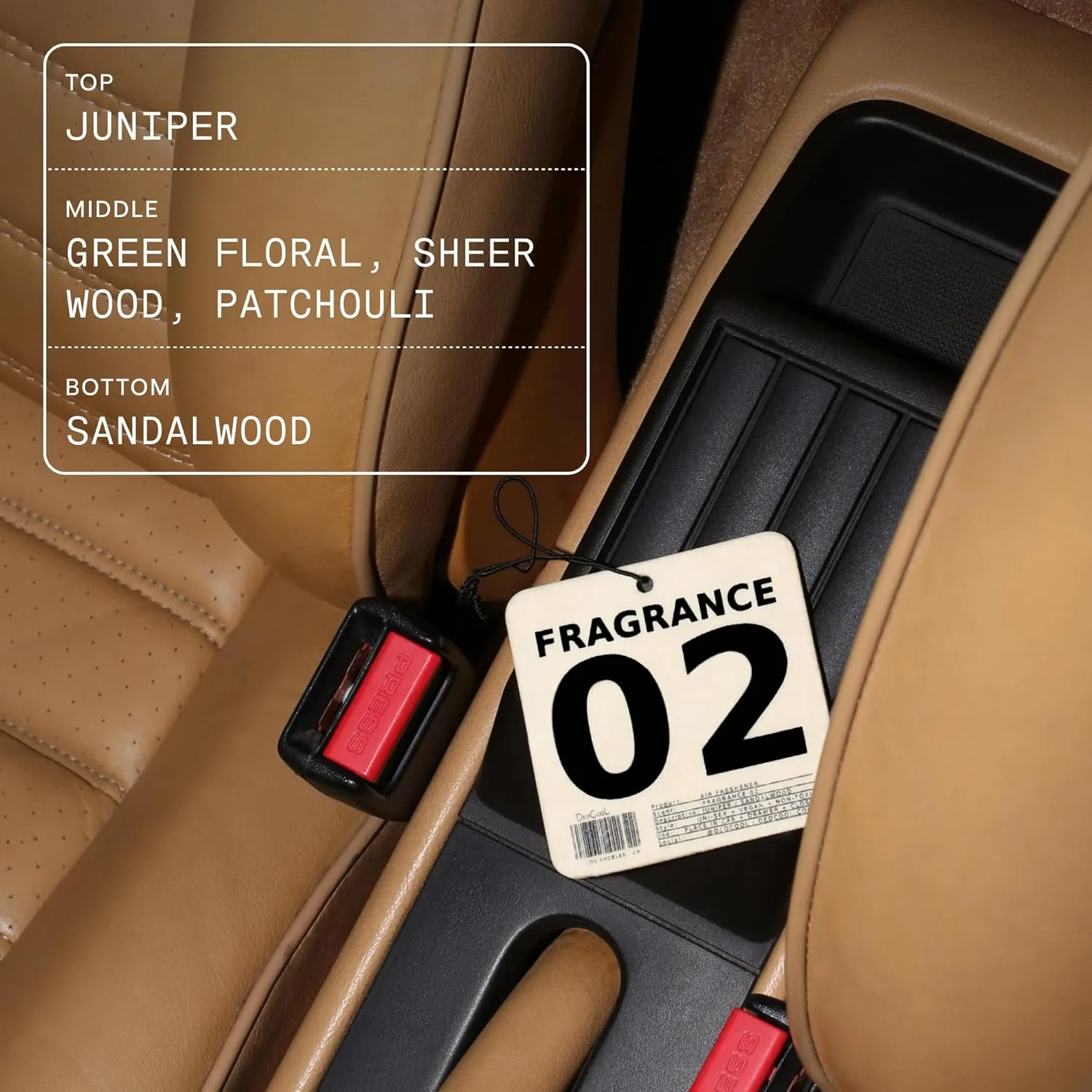 DedCool Air Freshener (Fragrance 02) For Cars, Closets   Drawers, Hanging Air Fresheners, Odor Eliminator, Long Lasting Scent, Infused with Essential Oils, Vegan, Non-Toxic Fragrance For All