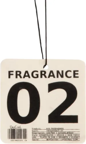DedCool Air Freshener (Fragrance 02) For Cars, Closets   Drawers, Hanging Air Fresheners, Odor Eliminator, Long Lasting Scent, Infused with Essential Oils, Vegan, Non-Toxic Fragrance For All