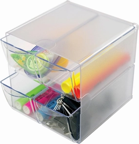 Deflecto Stackable Cube Organizer 6" x 6" x 7.5"