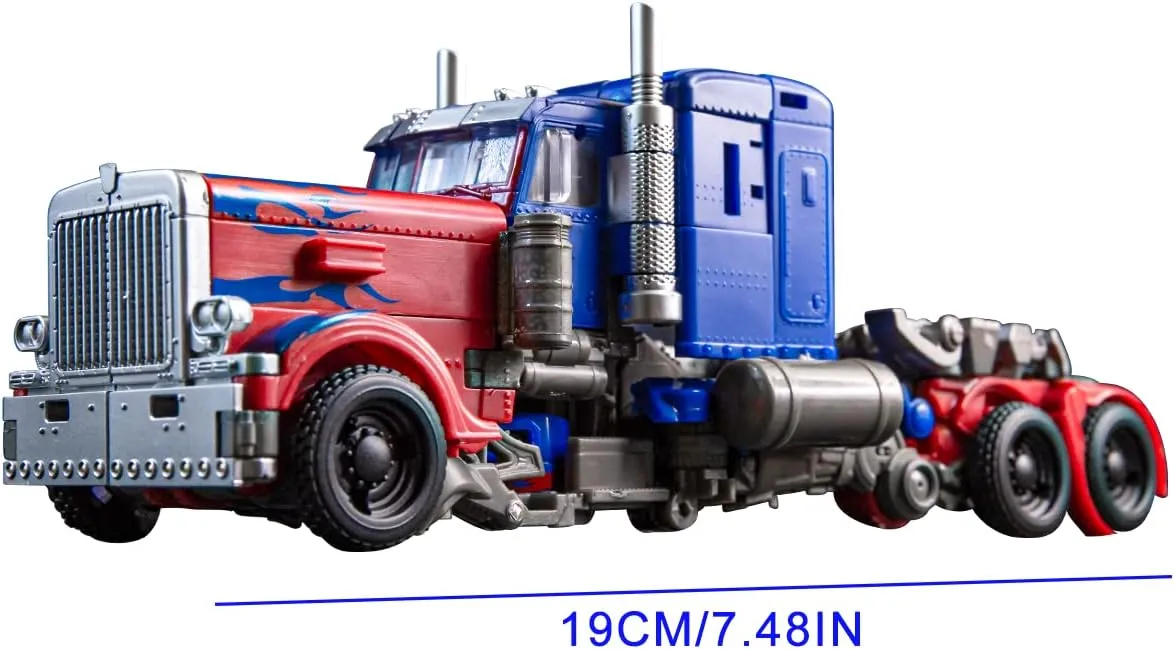 Deformation Action Figure Toy, Portable Car Model Alloy Deformed Robot Toy Gift for Kids Boys and Girls（Red）