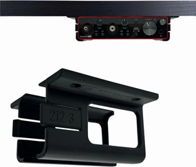 Desk Mount Kit for The Focusrite Scarlett 2i2 (3rd Gen) - Under Desk Mount Brackets, Reversible - Secure Mounting Accessories