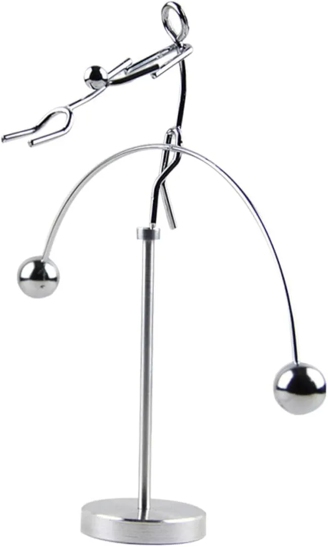 Desktop Balance Tumbler Ornament Creative Couple Design Unique Science Art Decor for Office for Outer Space Theme for Physics Enthusiasts
