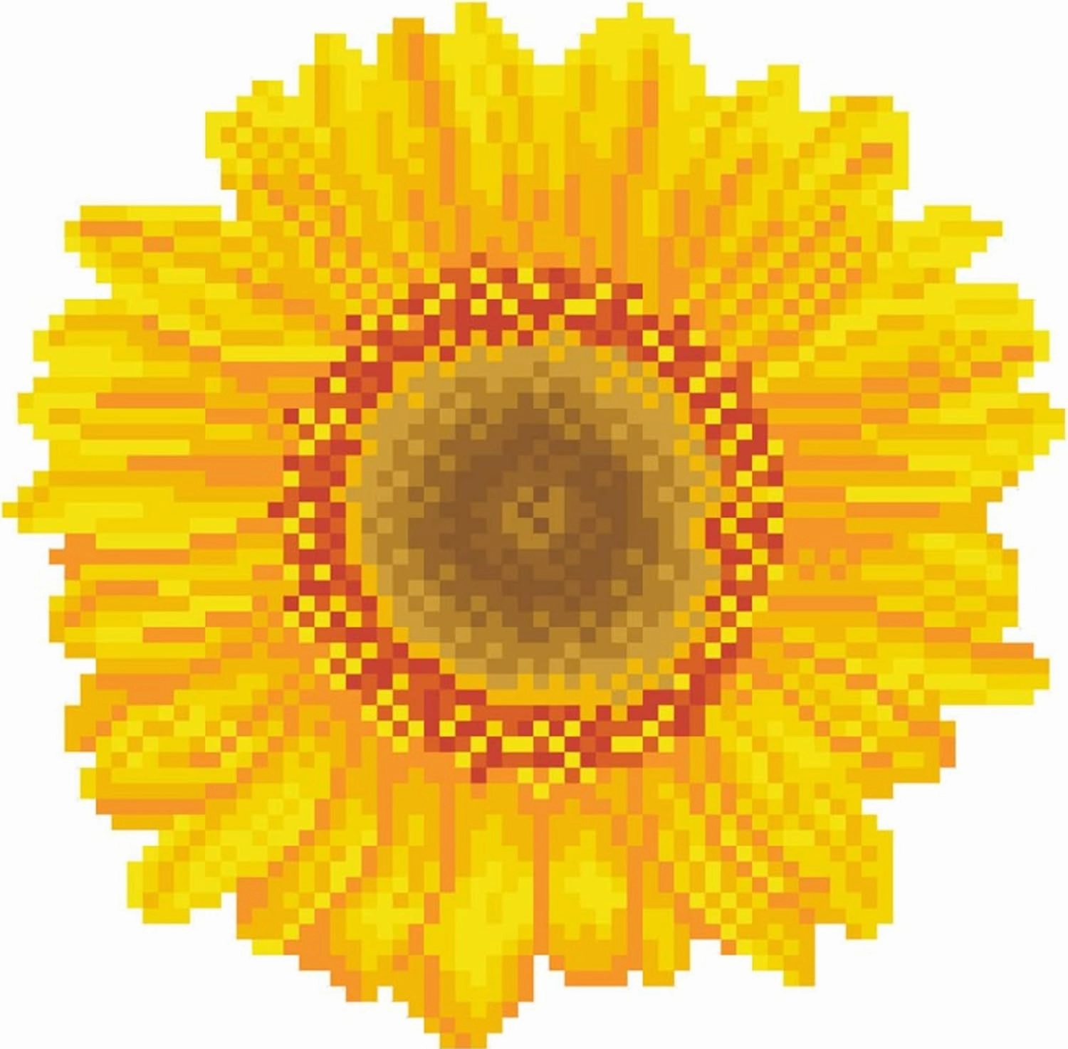 DIAMOND DOTZ Happy Day Sunflower Flowers Diamond Painting Kits for Adults - Diamond Art Kits a Relaxing Creative Craft Kit with Dotz Gems 7.9"x7.9"