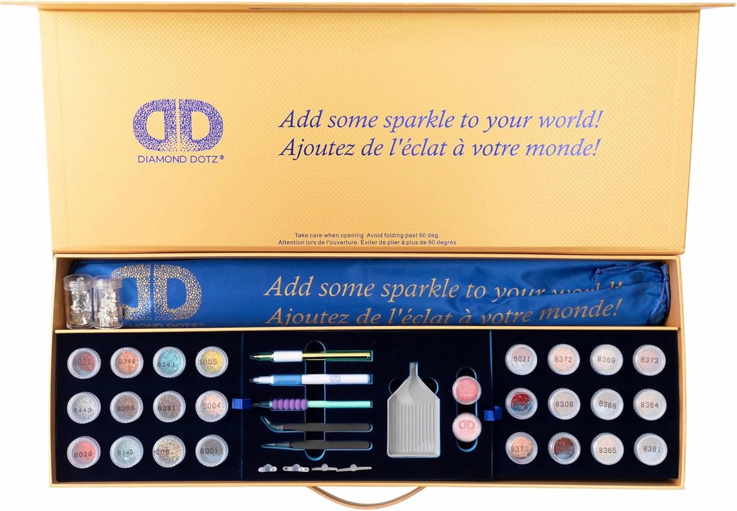 DIAMOND DOTZ Manuel in The Christmas Robin Bag Diamond Painting Kits for Adults - Diamond Art Kits a Relaxing Creative Craft Kit with Dotz Gems 15x20