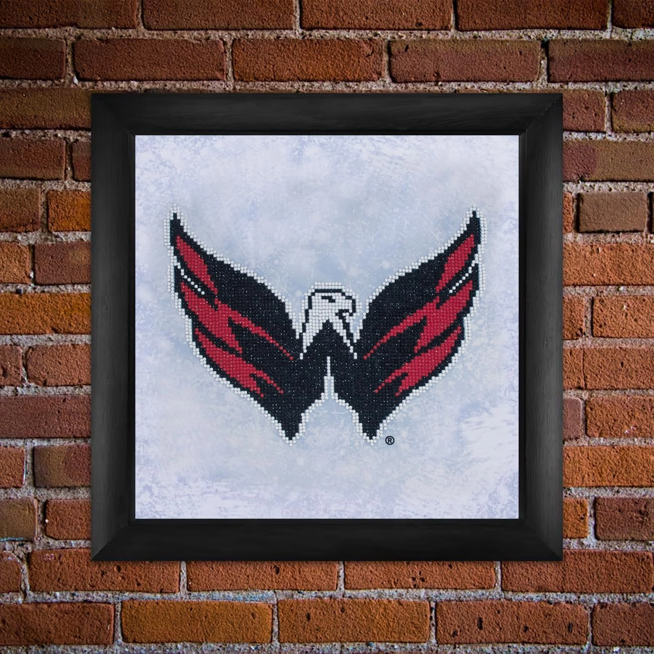 DIAMOND DOTZ NHL Washington Capitals Diamond Painting Kits for Adults - Diamond Art Kits a Relaxing Creative Craft Kit with Dotz Gems