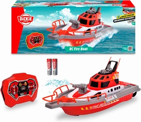 DICKIE TOYS - 15" RC Rescue Boat with Working Water Pump