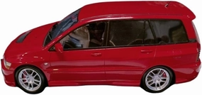 Die Cast Vehicle 1/18 for Mitsubishi Wagon Red Wide Body Conversion Wagon Model Casting Car Model Classic Toy Car Model Mini Cars Replica